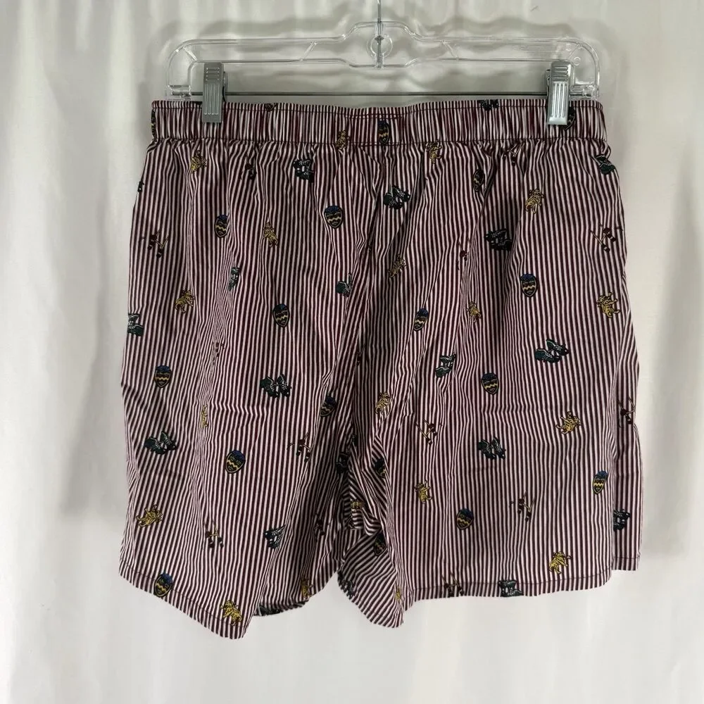 Polo Ralph Lauren Boxers Men s Large Red White Striped Pull On